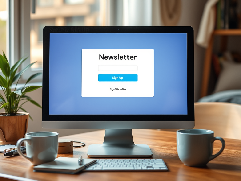 Sign up to my bi-monthly newsletter